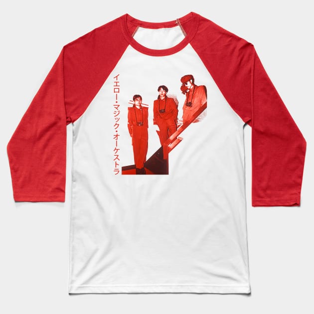 Yellow Magic Orchestra -- Fan Art Design Baseball T-Shirt by unknown_pleasures